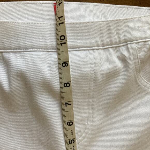 Spanx Women's White Denim Skinny Jean Leggings NWT Sz XL Slimming Sarah Blakely - Picture 7 of 8